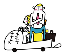 Good luck! Eternal baseball boy sticker #5082503