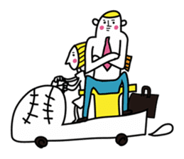 Good luck! Eternal baseball boy sticker #5082503