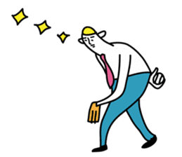 Good luck! Eternal baseball boy sticker #5082506