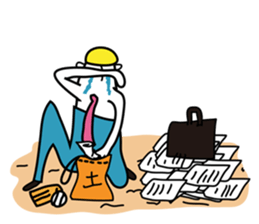 Good luck! Eternal baseball boy sticker #5082518