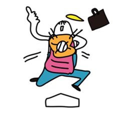 Good luck! Eternal baseball boy sticker #5082524