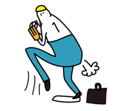 Good luck! Eternal baseball boy sticker #5082541