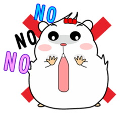 Cute funny hamster (Practical Tips 1) sticker #5082906