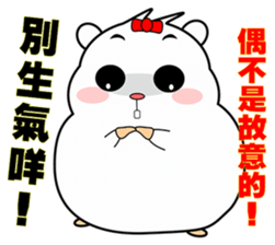 Cute funny hamster (Practical Tips 1) sticker #5082927