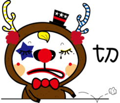 Luke - Clown Luke sticker #5082966