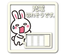 Icon-like stickers with a rabbit sticker #5083625