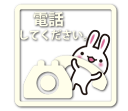 Icon-like stickers with a rabbit sticker #5083627