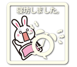 Icon-like stickers with a rabbit sticker #5083634
