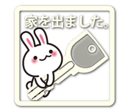 Icon-like stickers with a rabbit sticker #5083636