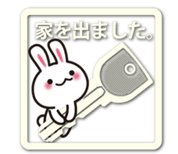 Icon-like stickers with a rabbit sticker #5083636