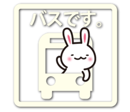 Icon-like stickers with a rabbit sticker #5083639