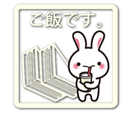 Icon-like stickers with a rabbit sticker #5083641