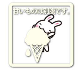 Icon-like stickers with a rabbit sticker #5083642