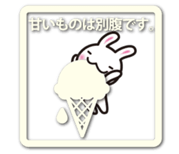 Icon-like stickers with a rabbit sticker #5083642