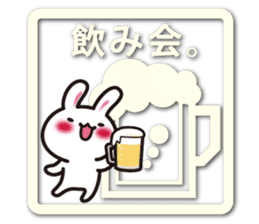 Icon-like stickers with a rabbit sticker #5083644