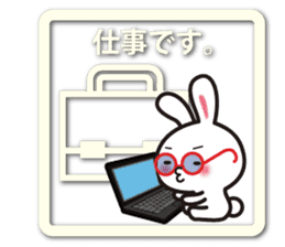 Icon-like stickers with a rabbit sticker #5083648