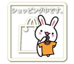 Icon-like stickers with a rabbit sticker #5083649