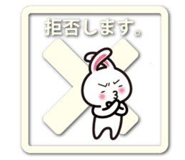 Icon-like stickers with a rabbit sticker #5083652