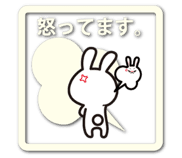 Icon-like stickers with a rabbit sticker #5083653