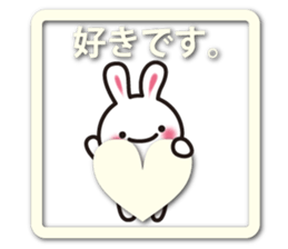 Icon-like stickers with a rabbit sticker #5083654