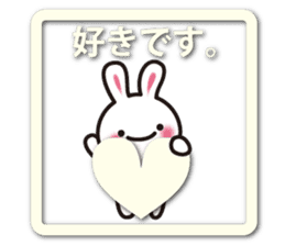Icon-like stickers with a rabbit sticker #5083654