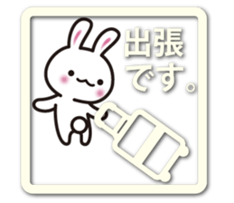Icon-like stickers with a rabbit sticker #5083655
