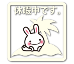 Icon-like stickers with a rabbit sticker #5083656