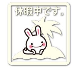 Icon-like stickers with a rabbit sticker #5083656