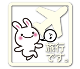 Icon-like stickers with a rabbit sticker #5083657