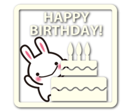 Icon-like stickers with a rabbit sticker #5083661