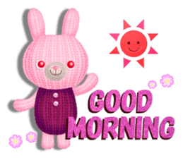 Woolen stuffed toys(English version) sticker #5083902