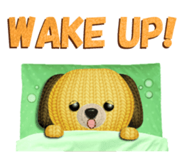 Woolen stuffed toys(English version) sticker #5083903