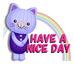 Woolen stuffed toys(English version) sticker #5083904