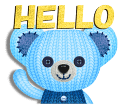 Woolen stuffed toys(English version) sticker #5083905