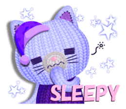 Woolen stuffed toys(English version) sticker #5083906