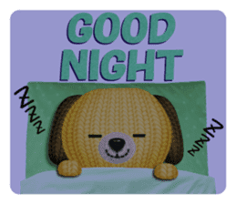 Woolen stuffed toys(English version) sticker #5083907