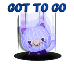 Woolen stuffed toys(English version) sticker #5083911