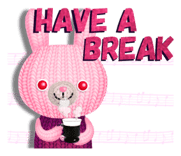 Woolen stuffed toys(English version) sticker #5083912