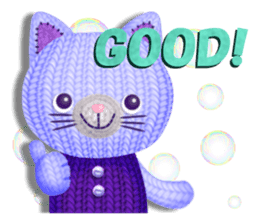 Woolen stuffed toys(English version) sticker #5083915