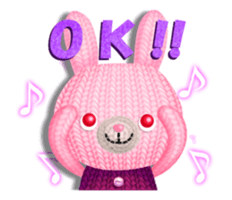 Woolen stuffed toys(English version) sticker #5083918