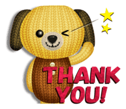 Woolen stuffed toys(English version) sticker #5083921