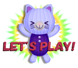 Woolen stuffed toys(English version) sticker #5083922