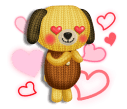 Woolen stuffed toys(English version) sticker #5083923