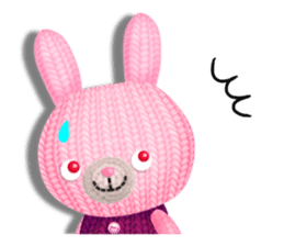 Woolen stuffed toys(English version) sticker #5083924