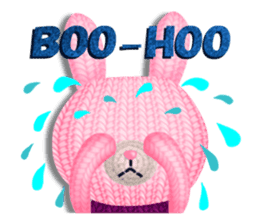 Woolen stuffed toys(English version) sticker #5083928