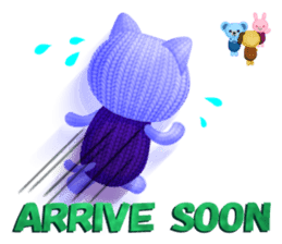 Woolen stuffed toys(English version) sticker #5083931