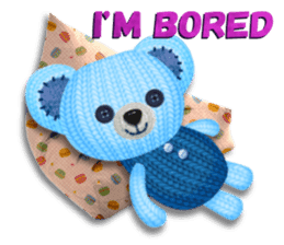 Woolen stuffed toys(English version) sticker #5083934
