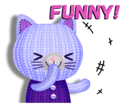 Woolen stuffed toys(English version) sticker #5083938