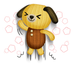 Woolen stuffed toys(English version) sticker #5083939