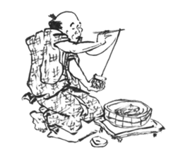 People in the Edo Period sticker #5085285